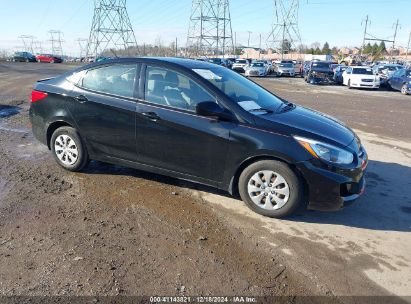 2017 HYUNDAI ACCENT SE Black  Gasoline KMHCT4AE9HU275890 photo #1