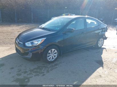 2017 HYUNDAI ACCENT SE Black  Gasoline KMHCT4AE9HU275890 photo #3