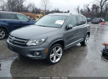 2015 VOLKSWAGEN TIGUAN R-LINE Gray  Gasoline WVGBV7AX9FW090586 photo #3