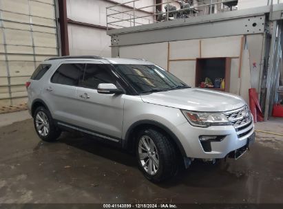 2019 FORD EXPLORER LIMITED Silver  Gasoline 1FM5K8F89KGB42820 photo #1