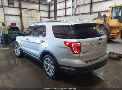 2019 FORD EXPLORER LIMITED Silver  Gasoline 1FM5K8F89KGB42820 photo #4