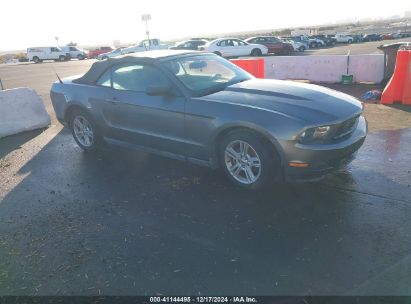 2010 FORD MUSTANG V6/V6 PREMIUM Gray  Gasoline 1ZVBP8EN7A5122718 photo #1