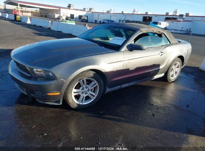 2010 FORD MUSTANG V6/V6 PREMIUM Gray  Gasoline 1ZVBP8EN7A5122718 photo #3