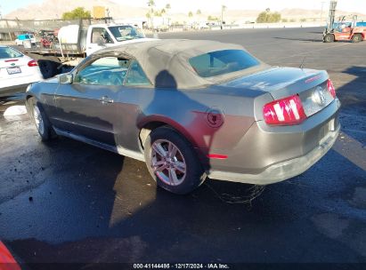 2010 FORD MUSTANG V6/V6 PREMIUM Gray  Gasoline 1ZVBP8EN7A5122718 photo #4