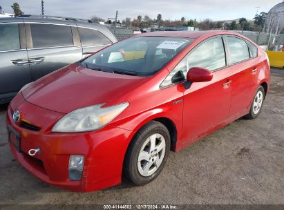 2010 TOYOTA PRIUS II Red  Hybrid JTDKN3DU2A5220804 photo #3