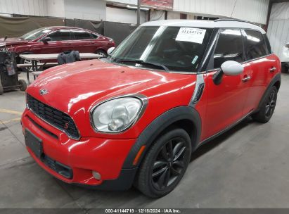 2011 MINI COOPER S COUNTRYMAN Red  Gasoline WMWZC3C54BWL80223 photo #3