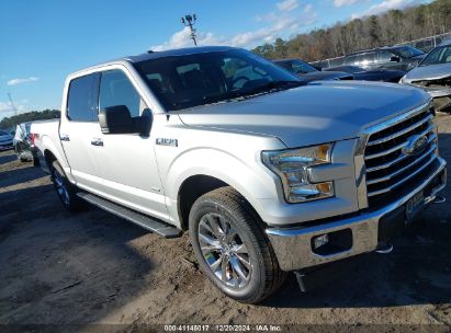 2017 FORD F-150 XLT Silver  Gasoline 1FTEW1EP7HKC43076 photo #1