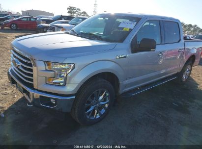 2017 FORD F-150 XLT Silver  Gasoline 1FTEW1EP7HKC43076 photo #3