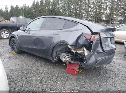 2023 TESLA MODEL Y AWD/LONG RANGE DUAL MOTOR ALL-WHEEL DRIVE Gray  Electric 7SAYGDEE8PF697118 photo #4