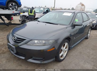 2004 MAZDA MAZDA6 S Gray  Gasoline 1YVHP84D245N56369 photo #3