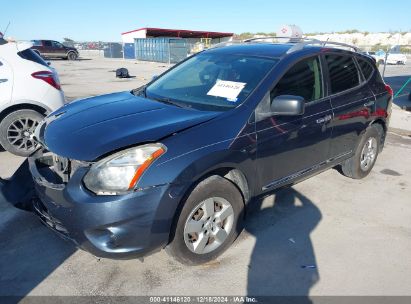 2015 NISSAN ROGUE SELECT S Blue  Gasoline JN8AS5MT8FW658370 photo #3