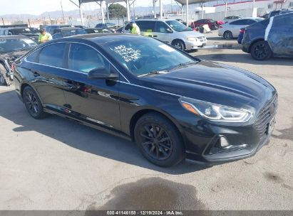 2018 HYUNDAI SONATA SE Black  Gasoline 5NPE24AF2JH657283 photo #1