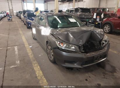 2015 HONDA ACCORD LX Gray  Gasoline 1HGCR2F33FA265287 photo #1