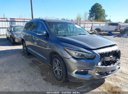 2016 INFINITI QX60 Gray  Gasoline 5N1AL0MN5GC507448 photo #1