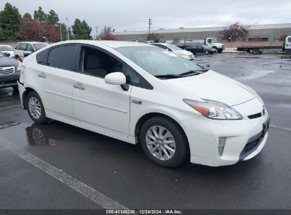 2014 TOYOTA PRIUS PLUG-IN White  Hybrid JTDKN3DP0E3055427 photo #1