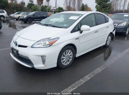 2014 TOYOTA PRIUS PLUG-IN White  Hybrid JTDKN3DP0E3055427 photo #3