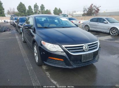 2012 VOLKSWAGEN CC SPORT Black  Gasoline WVWMP7AN3CE538053 photo #1