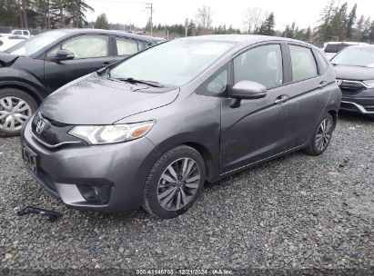 2016 HONDA FIT EX-L Gray  Gasoline JHMGK5H97GS011714 photo #3