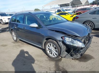 2018 VOLKSWAGEN GOLF ALLTRACK TSI S/TSI SE/TSI SEL Gray  Gasoline 3VWH17AU4JM757716 photo #1