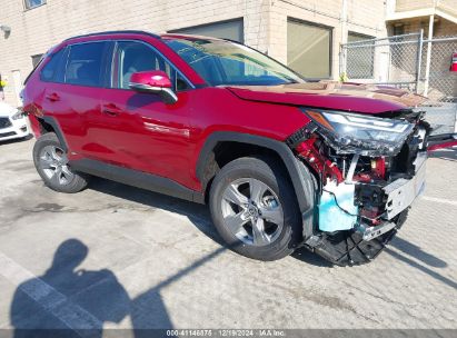 2024 TOYOTA RAV4 HYBRID XLE Burgundy  Hybrid JTMRWRFV8RD267857 photo #1