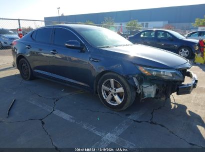 2015 KIA OPTIMA LX Gray  Gasoline KNAGM4A70F5611600 photo #1