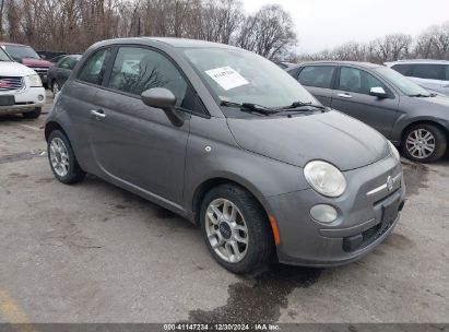 2012 FIAT 500 POP Gray  Gasoline 3C3CFFARXCT124610 photo #1