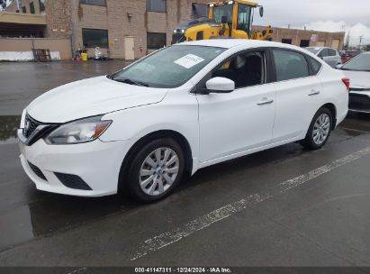 2016 NISSAN SENTRA S White  Gasoline 3N1AB7AP1GY320594 photo #3