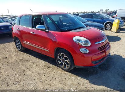 2014 FIAT 500L LOUNGE Red  Gasoline ZFBCFACH9EZ011510 photo #1