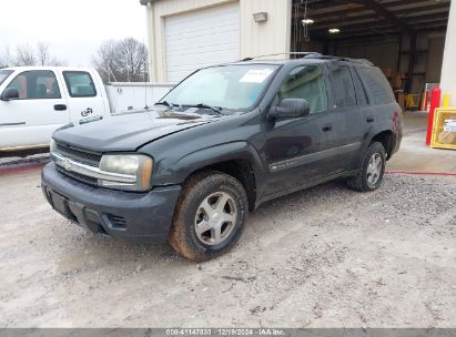 2004 CHEVROLET TRAILBLAZER LS Gray  Gasoline 1GNDS13S042339566 photo #3