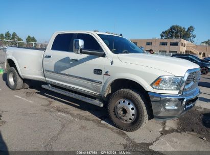 2018 RAM 3500 LARAMIE LONGHORN  4X4 8' BOX White  Diesel 3C63RRKL0JG385529 photo #1