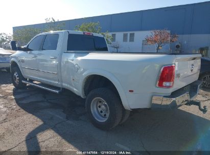 2018 RAM 3500 LARAMIE LONGHORN  4X4 8' BOX White  Diesel 3C63RRKL0JG385529 photo #4