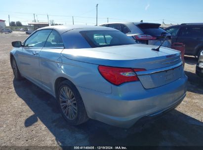 2012 CHRYSLER 200 LIMITED Blue  Flexible Fuel 1C3BCBFG5CN266979 photo #4