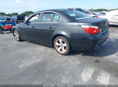 2007 BMW 530I Black  Gasoline WBANE73517CM50673 photo #4