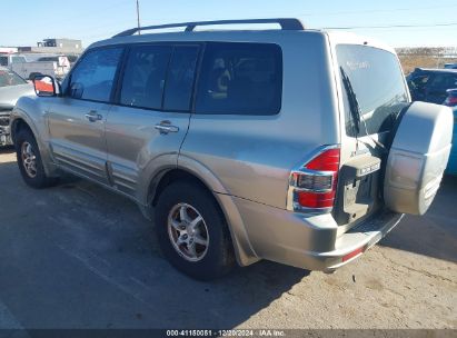 2001 MITSUBISHI MONTERO LIMITED Beige  Gasoline JA4MW51R51J003637 photo #4