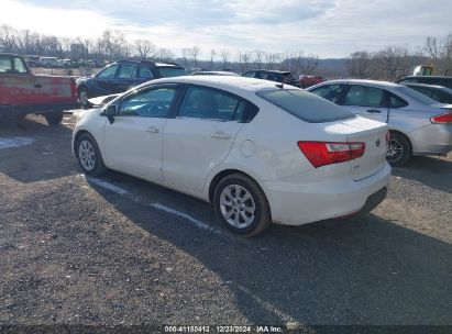 2016 KIA RIO LX White  Gasoline KNADM4A39G6639438 photo #4