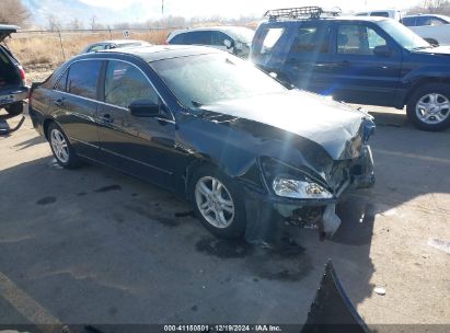 2007 HONDA ACCORD 2.4 EX Black  Gasoline 1HGCM56837A002679 photo #1