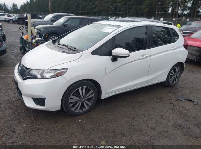 2015 HONDA FIT EX/EX-L White  Gasoline 3HGGK5H83FM720500 photo #3