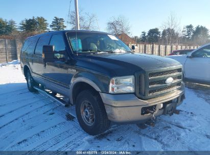 2005 FORD EXCURSION EDDIE BAUER Green  Diesel 1FMSU45P85EA44747 photo #1