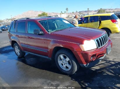 2007 JEEP GRAND CHEROKEE LAREDO Burgundy  Gasoline 1J8GR48K97C542412 photo #1