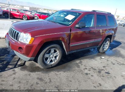 2007 JEEP GRAND CHEROKEE LAREDO Burgundy  Gasoline 1J8GR48K97C542412 photo #3