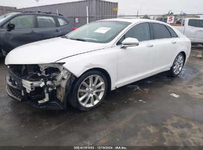 2016 LINCOLN MKZ HYBRID White  Hybrid 3LN6L2LU8GR626008 photo #3