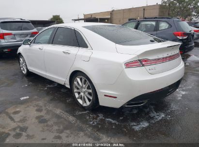 2016 LINCOLN MKZ HYBRID White  Hybrid 3LN6L2LU8GR626008 photo #4