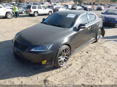 2008 LEXUS IS 350 Black  Gasoline JTHBE262685019177 photo #3