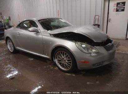 2003 LEXUS SC 430 Silver  Gasoline JTHFN48Y430040002 photo #1