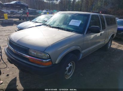 2002 CHEVROLET S-10 Brown  Gasoline 1GCDT19W528179338 photo #3