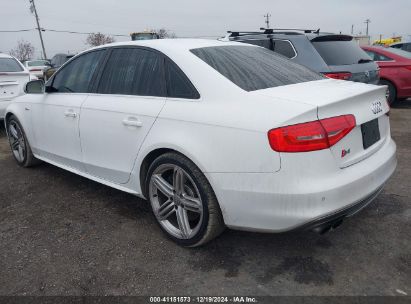 2013 AUDI S4 3.0T PREMIUM PLUS White  Gasoline WAUBGAFLXDA235322 photo #4