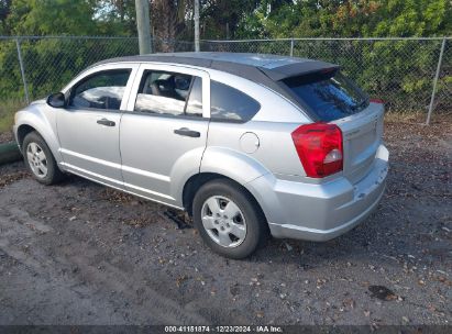 2007 DODGE CALIBER Silver  Gasoline 1B3HB28C87D405373 photo #4