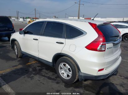 2016 HONDA CR-V LX White  Gasoline 5J6RM3H30GL027309 photo #4