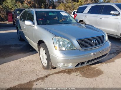 2001 LEXUS LS 430 Silver  Gasoline JTHBN30F810049740 photo #1