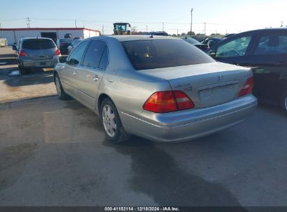 2001 LEXUS LS 430 Silver  Gasoline JTHBN30F810049740 photo #4